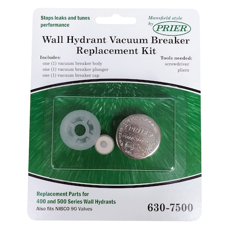 B & K Prier Mansfield Aluminum Vacuum Breaker Repair Kit 1 pc 630-7500